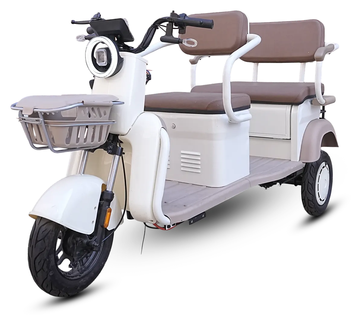 Ezee XL electric scooter in White